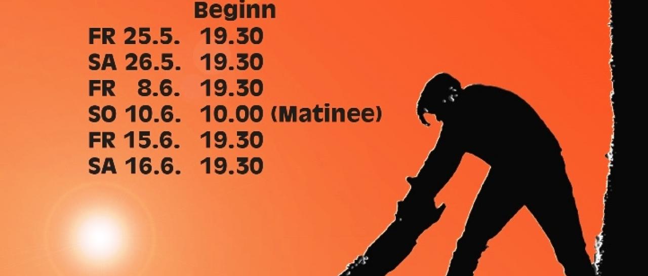 Flyer Ploetzlich und unerwartet Vorderseite